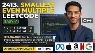 LeetCode 2413 - Smallest Even Multiple C Solution Explained