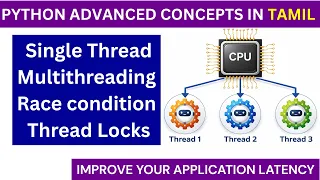 Python Threading Explained in Tamil Multithreading Race Condition Lock