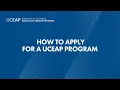How to Apply for a UCEAP Progam