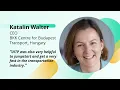 Lagu UITP Testimonial 2025: Katalin Walter Shares Membership Value | BKK, CEO