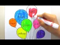 Balloon Coloring Page for Kids Color Balloons Coloring Pages