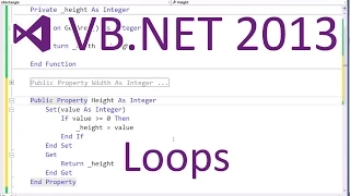 VB NET 2013 - Loops