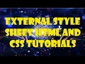 Using an external style sheet CSS Tutorial for Beginners Css Tutorial
