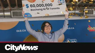 Watch the moment this lotto winner received a 60M phone call