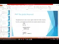 Introduction of PHP Lecture 29 WEB Samreen Razzaq Computing Spectrum