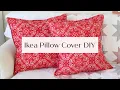 Ikea pillow cover DIY DIY Throw Pillow Cover