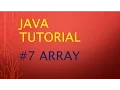 Java Tutorial Array Deutsch Teil 7