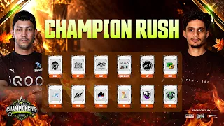 ONEGAME FFM - Championship Fall Season | Champion Rush | Day 9 @tsgarmy1921