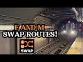 F and M Route Swap The Biggest Subway Flip in Years