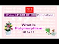 What is polymorphism in C