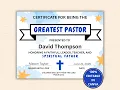 How to Edit Your Pastor Appreciation Certificate Father s Day Printable Tutorial