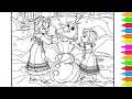 Disney Frozen Do You Want to Build a Snowman Frozen Coloring Pages
