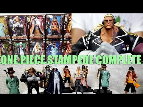 Download MP3 ONE PIECE STAMPEDE Figure The Grandline Men Complete BANDAI Unboxing