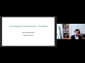 Lecture 6 Linear Regression II Semiparametrics and Visualization