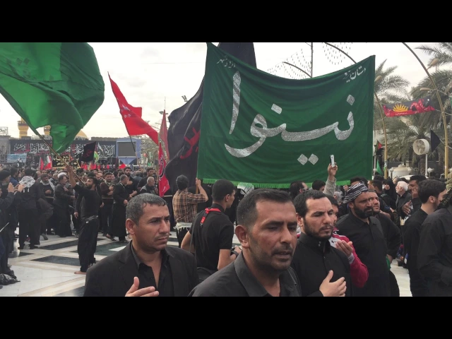 ⁣مواكب العزاء في كربلاء