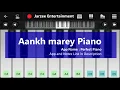 Aankh Marey (Simmba), Mika Singh, Neha Kakkar - Easy Mobile Piano Tutorial
