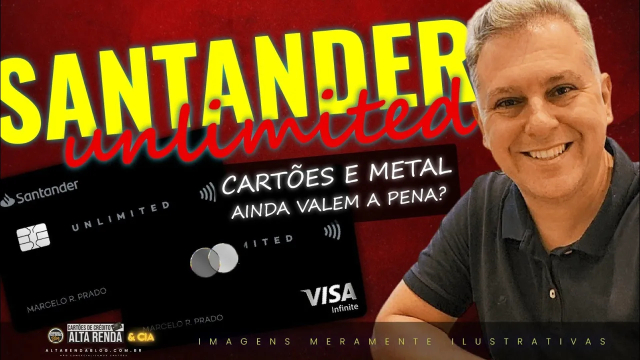 ????SANTANDER UNLIMITED METAL, O QUE MUDA? AINDA VALE A PENA MANTER ESTES CARTÕES ATIVOS? SAIBA MAIS.