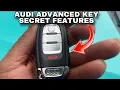 Audi advanced key HOW IT WORKS secret features