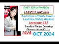 Smallest Range Covering Elements from K Lists Leetcode 632 3 Approaches Java Developer Coder