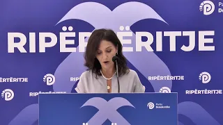 Sekretarja e Marrëdhënieve me Publikun në PD, Viola Kapidani, deklaratë për media
