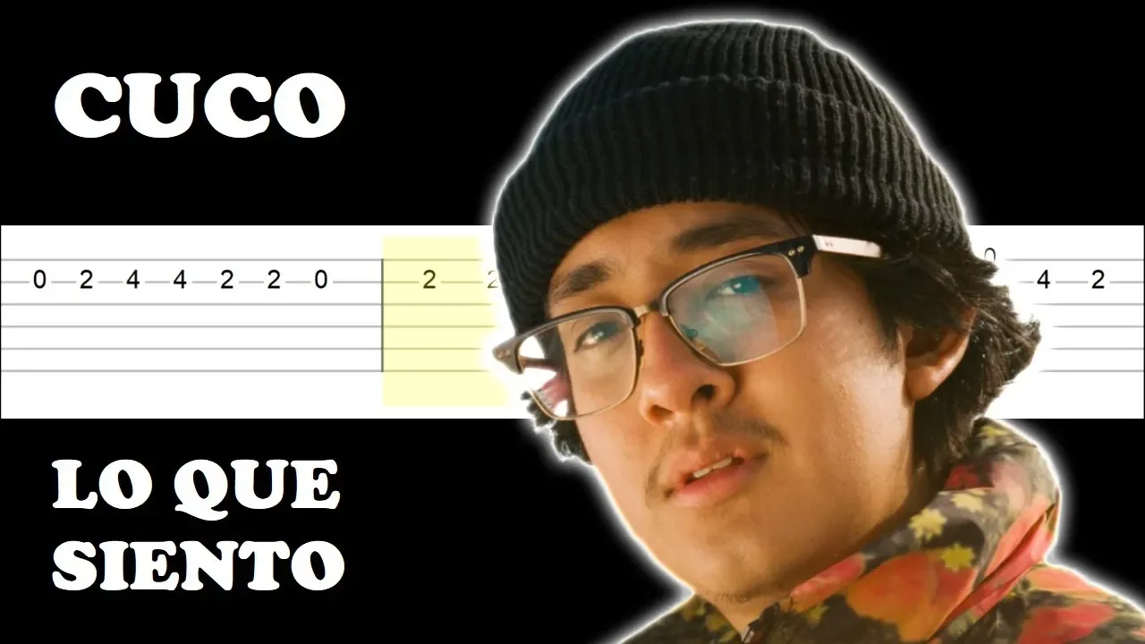 Cuco - Lo Que Siento (Easy Guitar Tabs Tutorial)