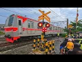 Lagu Railroad Crossing | Kompilasi 6 Palang Baru KYOSAN x LEN | Perlintasan Kereta Api KRL