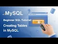 How to Create Tables in MySQL Malayalam Tutorial for Beginners Malayali Tech Lab