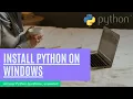 Python Tutorial for Beginners Full Course 1 - Install python 3 on windows Data Science PyCharm