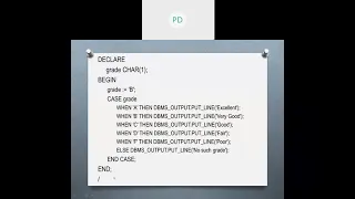 PL SQL Control Structures