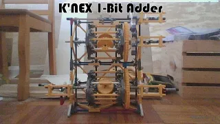 I Made The First K NEX Binary Adder With Only Gears