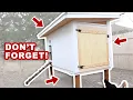 Chicken Coop Features NOT To Forget 8 Things To Consider