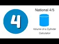 National 4 Maths - Volume of a Cylinder