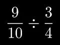 Learn How to Divide Fractions Example with divided by