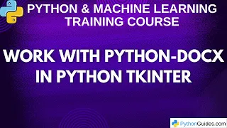 How to Edit Word Documents with Python Docx and Tkinter