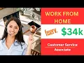 Work at home for FISERV Remote Customer Service Associate 34K per year