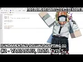 Fundamentals of LUAU Scripting - Variables Data Types ROBLOX SCRIPTING TUTORIALS