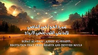 سورة الحج بصوت خاشع يهز القلوب القارئ أحمد الشافعي 