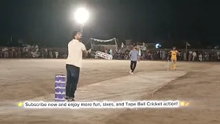 big tape ball match mukhtiar chachar vs pir dilbar shah badin cricket highlights