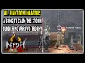 Lagu Nioh 2 DLC All Giant Bow Locations in A Song to Calm the Storm (Sundering Arrows Trophy Guide)