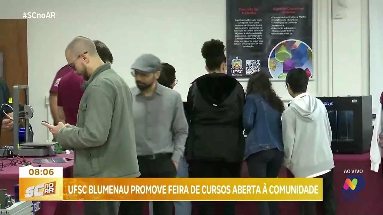 UFSC Blumenau promove Feira de Cursos aberta à comunidade