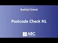 Postcode Check NL - Microsoft Dynamics 365 Business Central