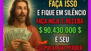 🟣DIGA ESTA ORAÇÃO DURANTE 60 SEGUNDOS | FIQUE EM SILÊNCIO | CHEGA EM 24 HORAS. Oração pelo dinheiro