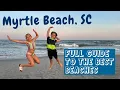 Full Guide to the Best Beaches in Myrtle Beach South Carolina I Parking Crowds Attractions More