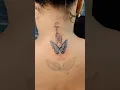 Beautiful Fairy Tattoo Unique Neck Design