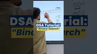 DSA Tutorial Binary Search