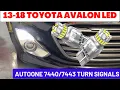 Installing AutoOne LED Turn Signal on 2013-2018 Toyota Avalon