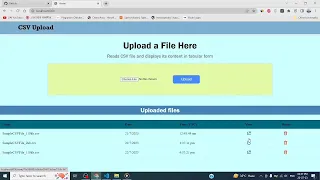 CSV File Upload Using Nodejs Express Mongodb Coding Ninjas Skill Test