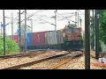 Download Lagu Just wow great speed: Container Colorful goods train,Indian Railway