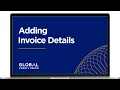 Bill Pay Adding Invoice Details for Business