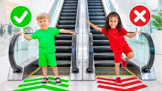 Fun vs Safety! Kids Learn Important Rules